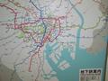 Map of Tokio subway
